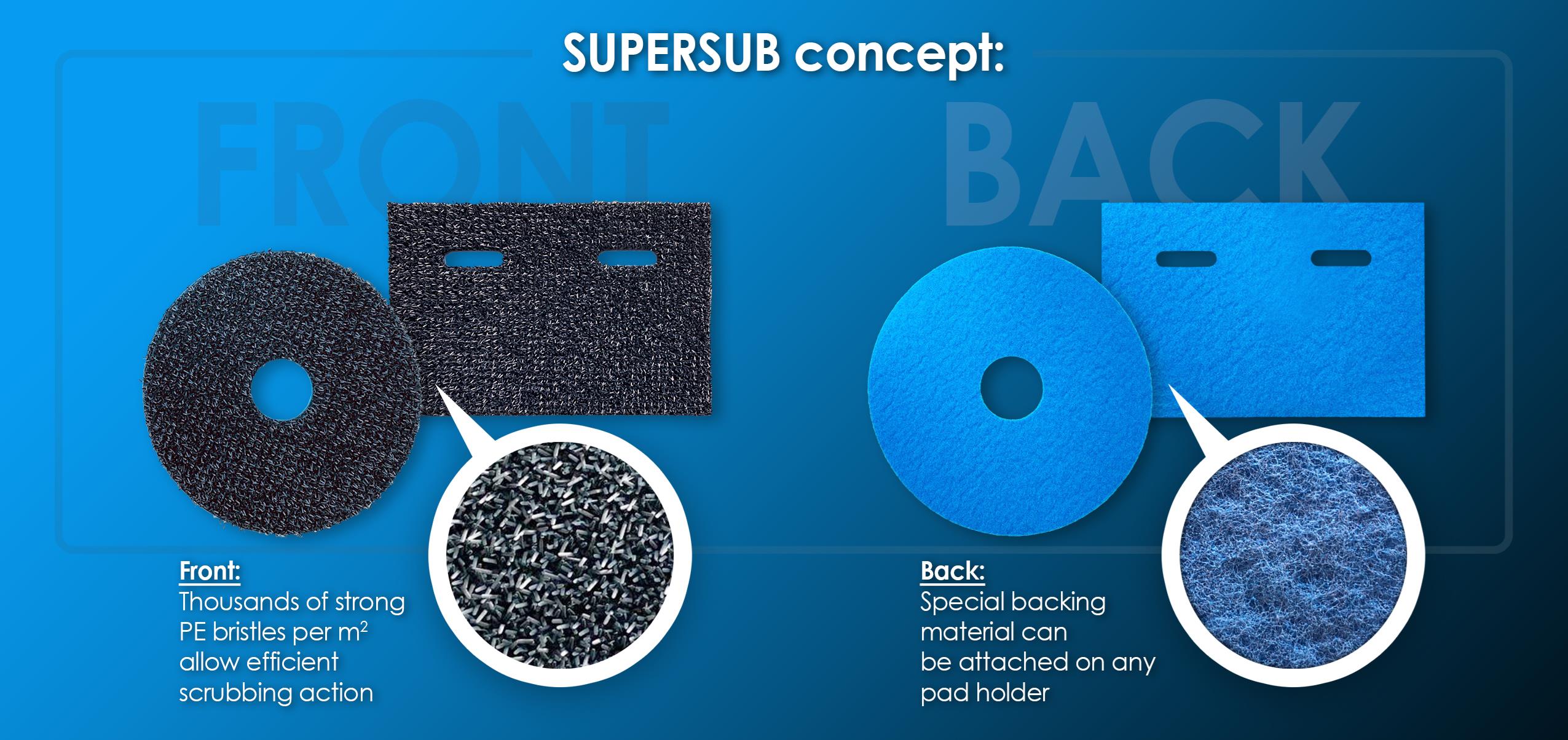 Supersub Floor Cleaning Pad Grass Tech Solutions