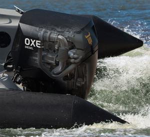 OXE is a belt-driven Diesel Outboard Engine